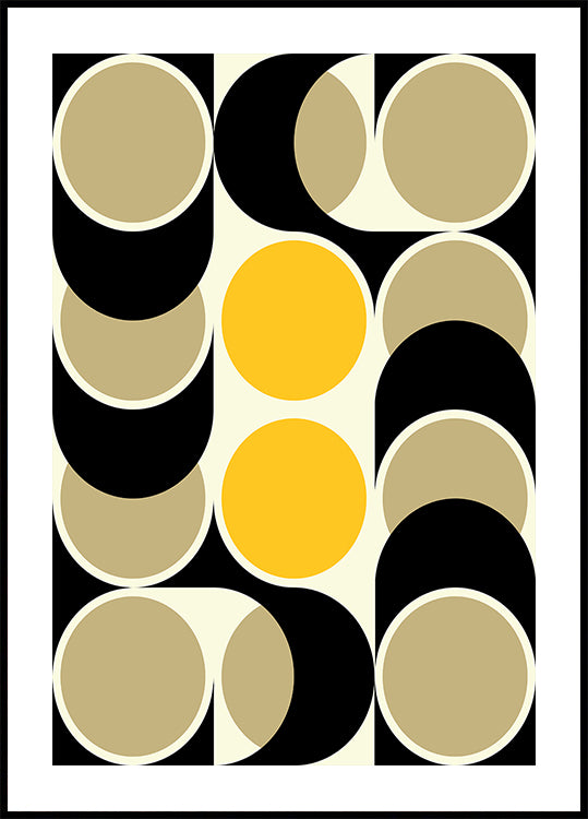 Danse des cercles rétro