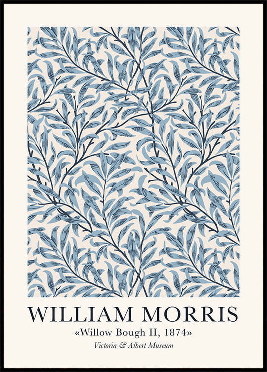 Affiche de William Morris sur les branches de saule