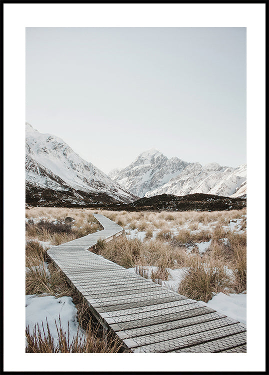 Hooker Valley Track Plakat - Posterbox.dk