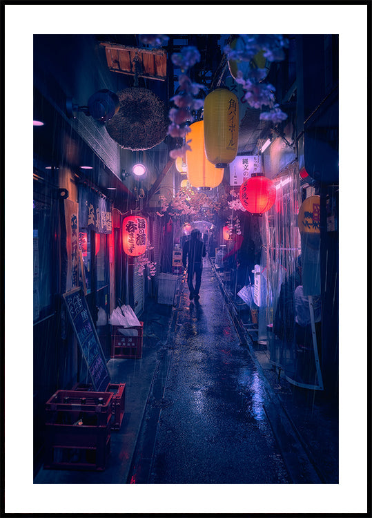 Pluie bleue de Tokyo