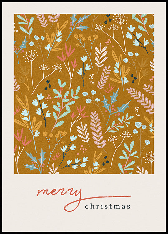 Joyeux Noël Bronze Poster