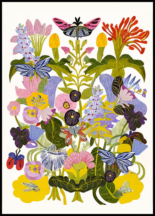 Résumé floral d'automne