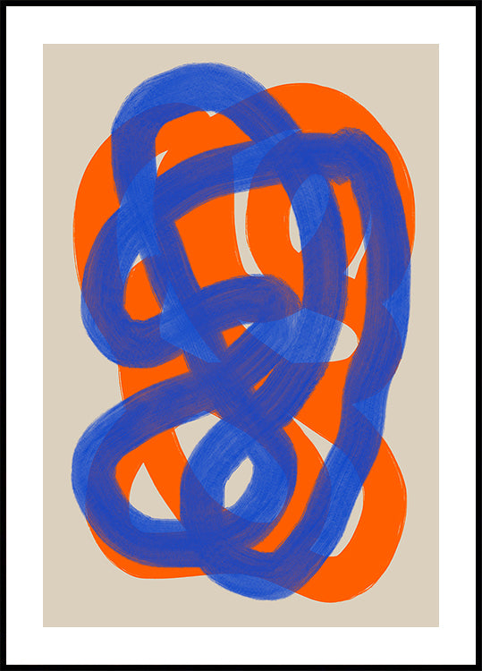 Enchevêtrement vibrant Poster