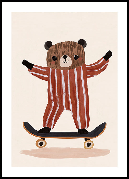 Joie de l'ours patineur
