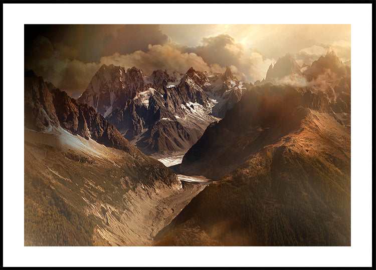 Massif du Mont Blanc Poster