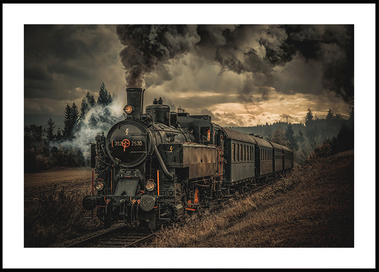 Train chercheur d'or Poster
