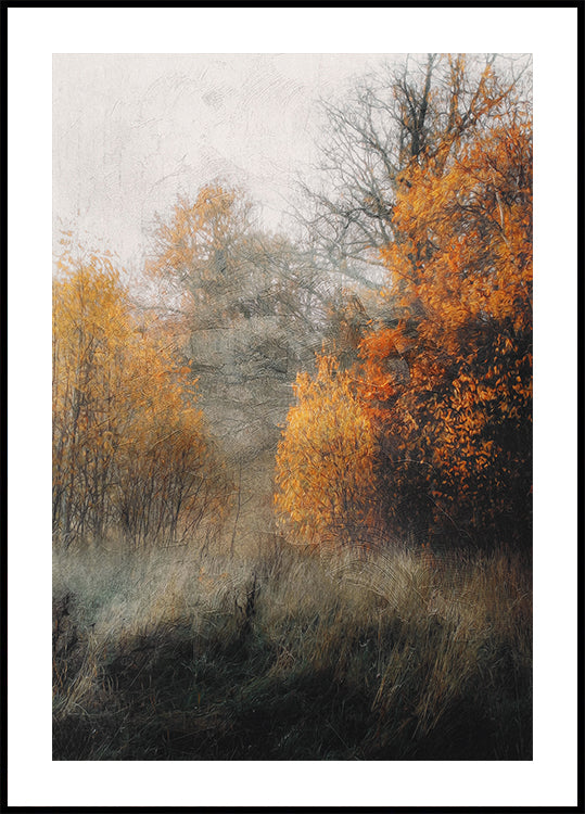 Forêt d'automne Poster