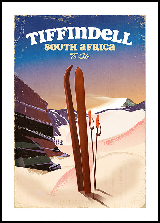 Tiffindell Afrique du Sud Two Ski (NOUVEAU)