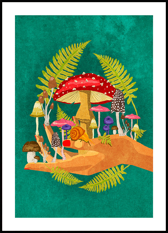 Mon Cosmos Champignon Poster