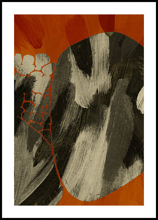 Earthy Abstract Flow Plakat