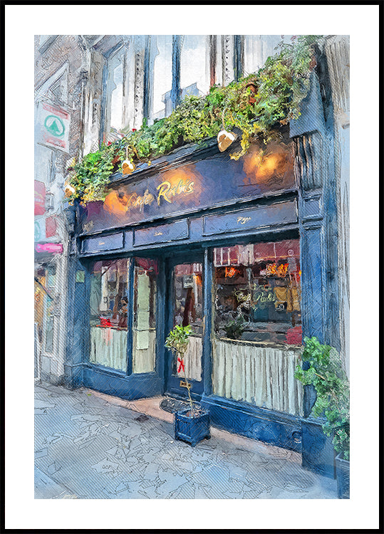Dublin City Aquarelle Art Irlande (10)