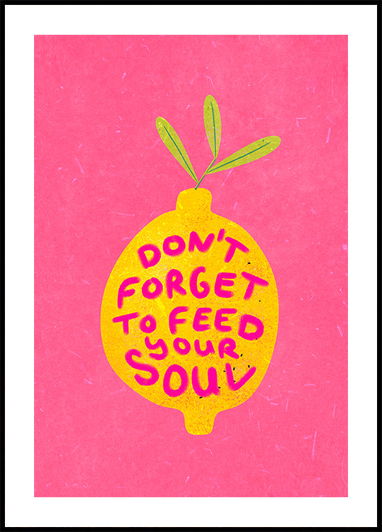 Soulfood Lemon Plakat