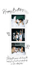 Happy Birthday Personalized Instax Collage Plakat - Posterbox