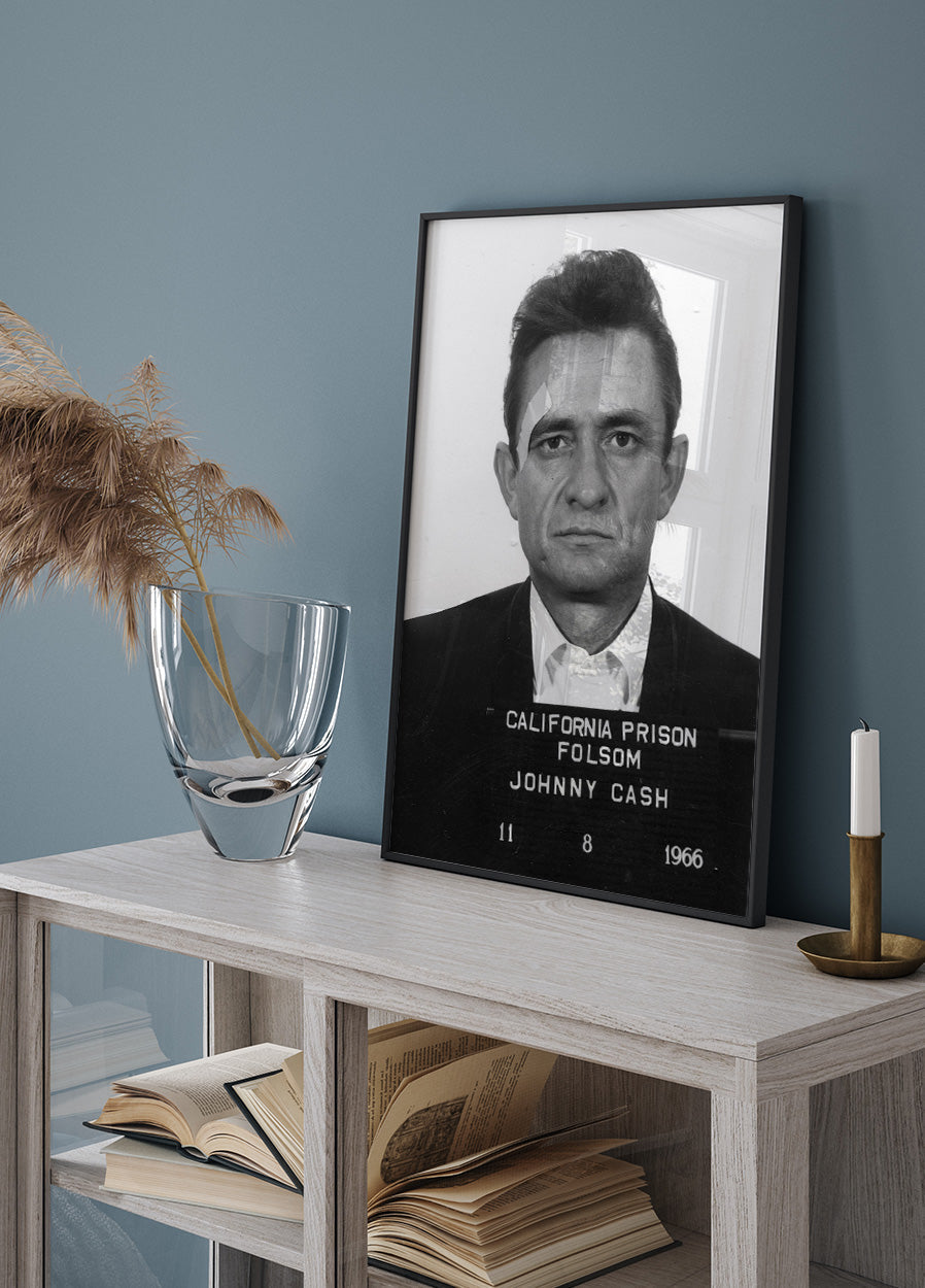 Affiche de la photo d'identité de Johnny Cash 