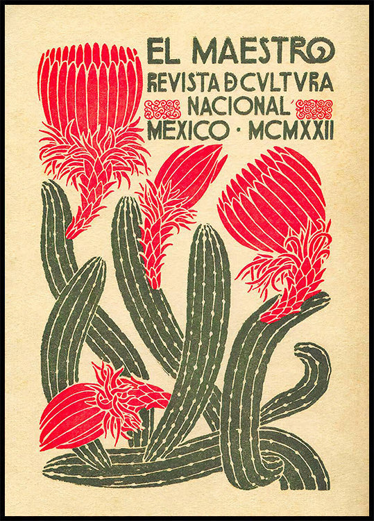 Affiche de l'exposition mexicaine 