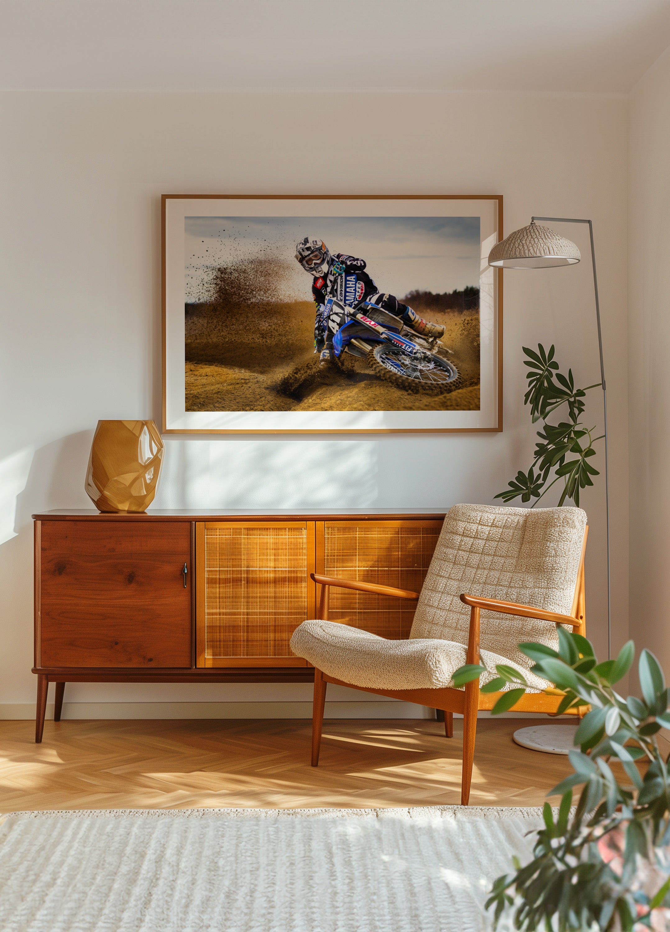 Frisson de saleté de motocross