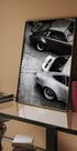 Classic Porsche in Black and White Plakat - Posterbox.dk