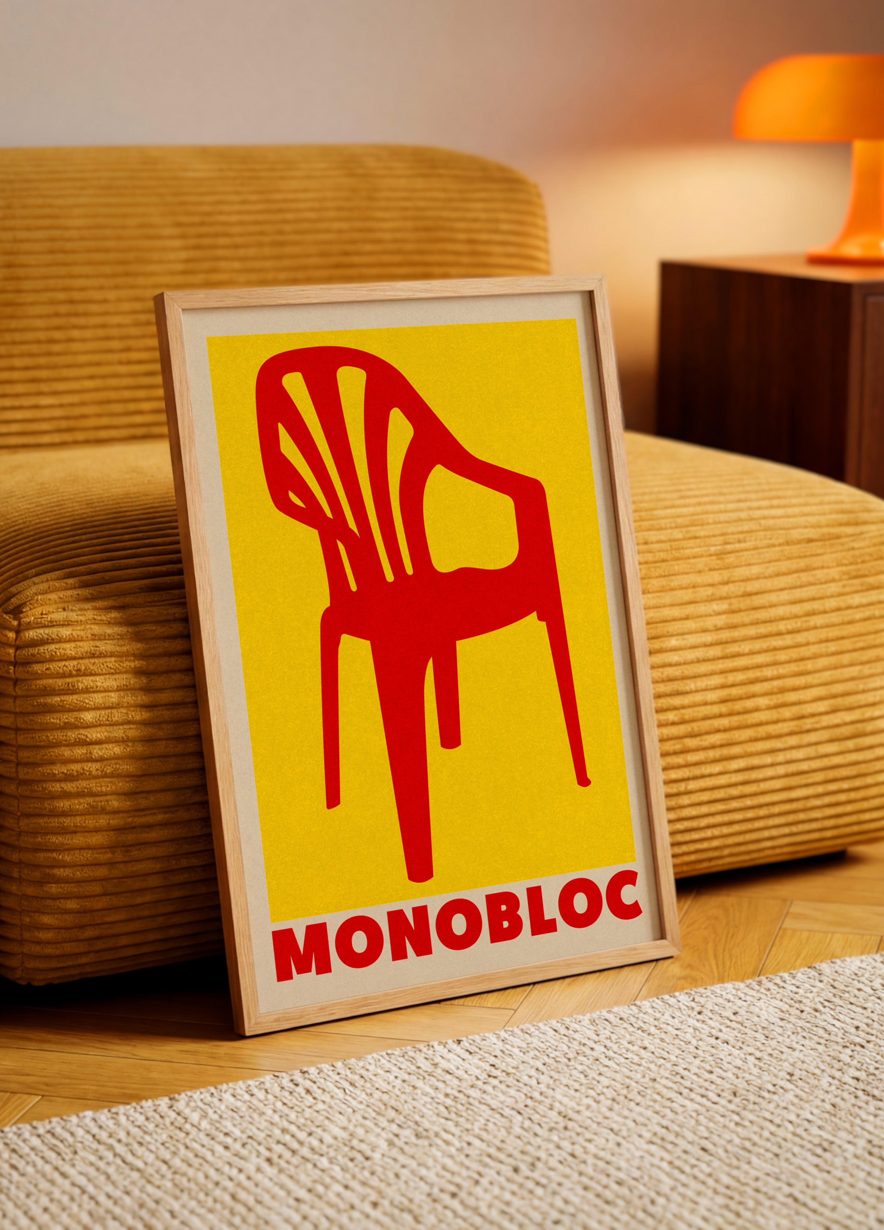 Chaise Monobloc Rouge