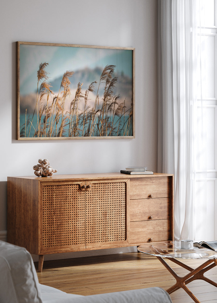 Reeds By The Lake Plakat - Posterbox.dk