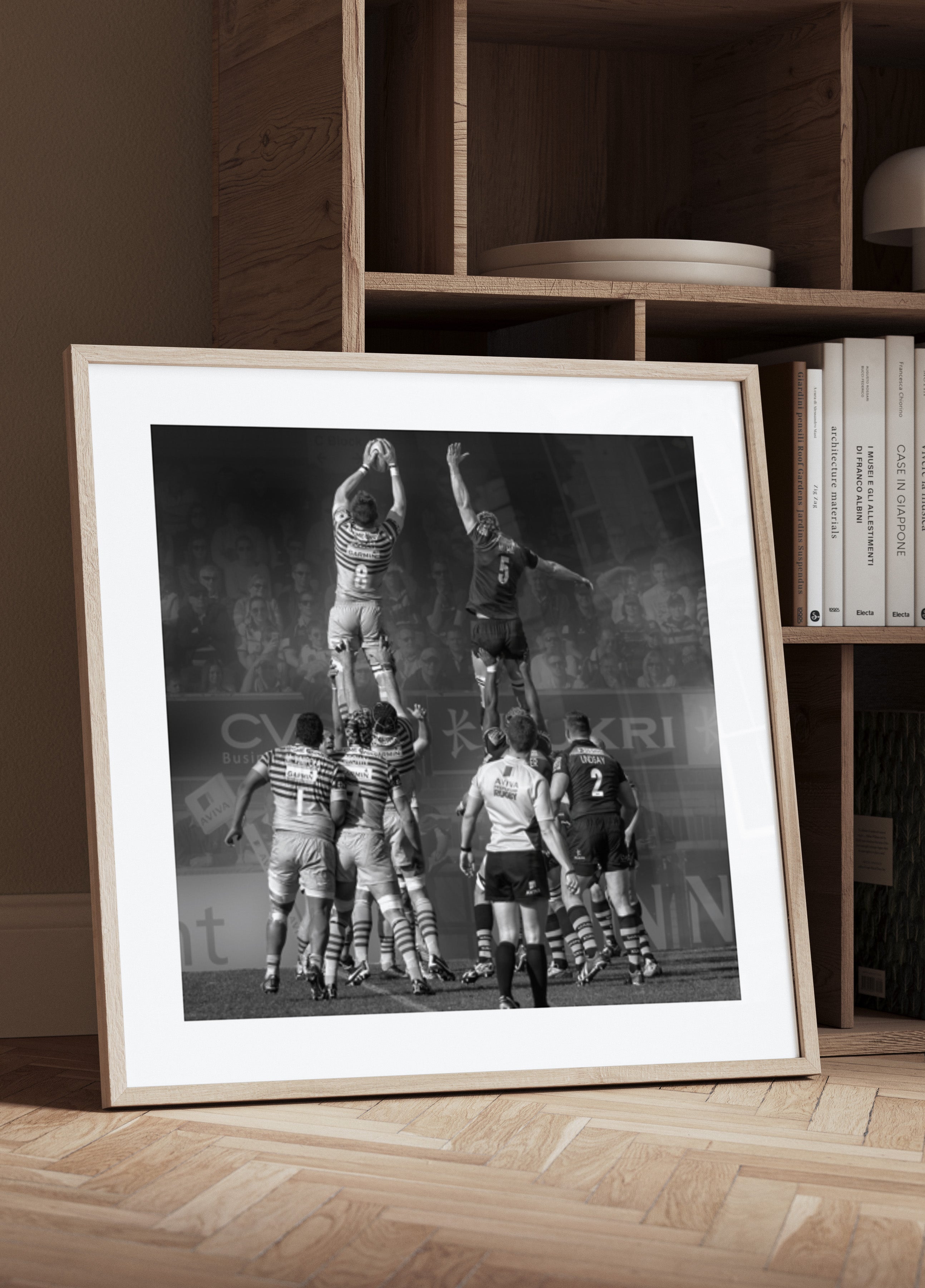 Action d'alignement de rugby