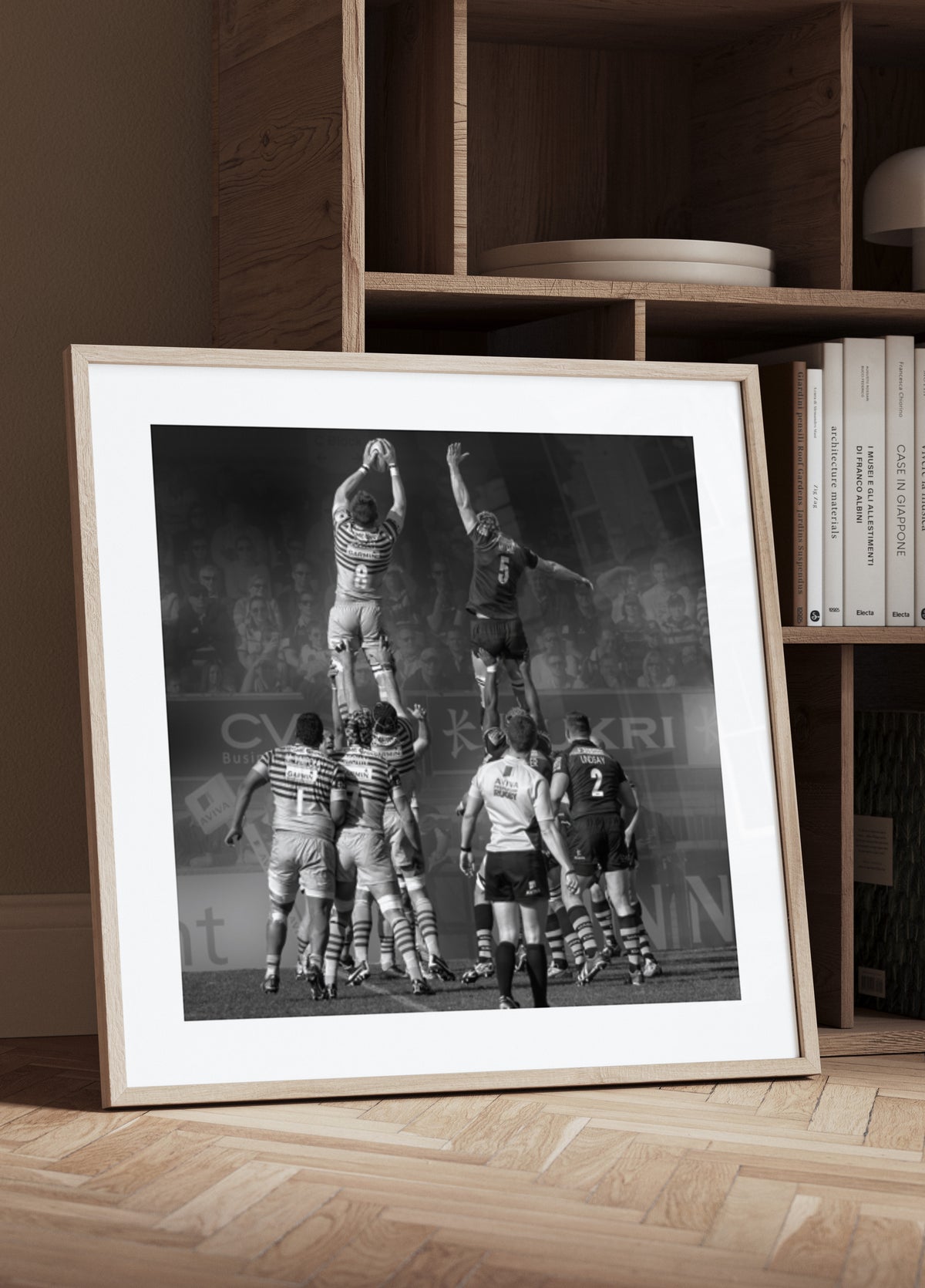 Action d'alignement de rugby
