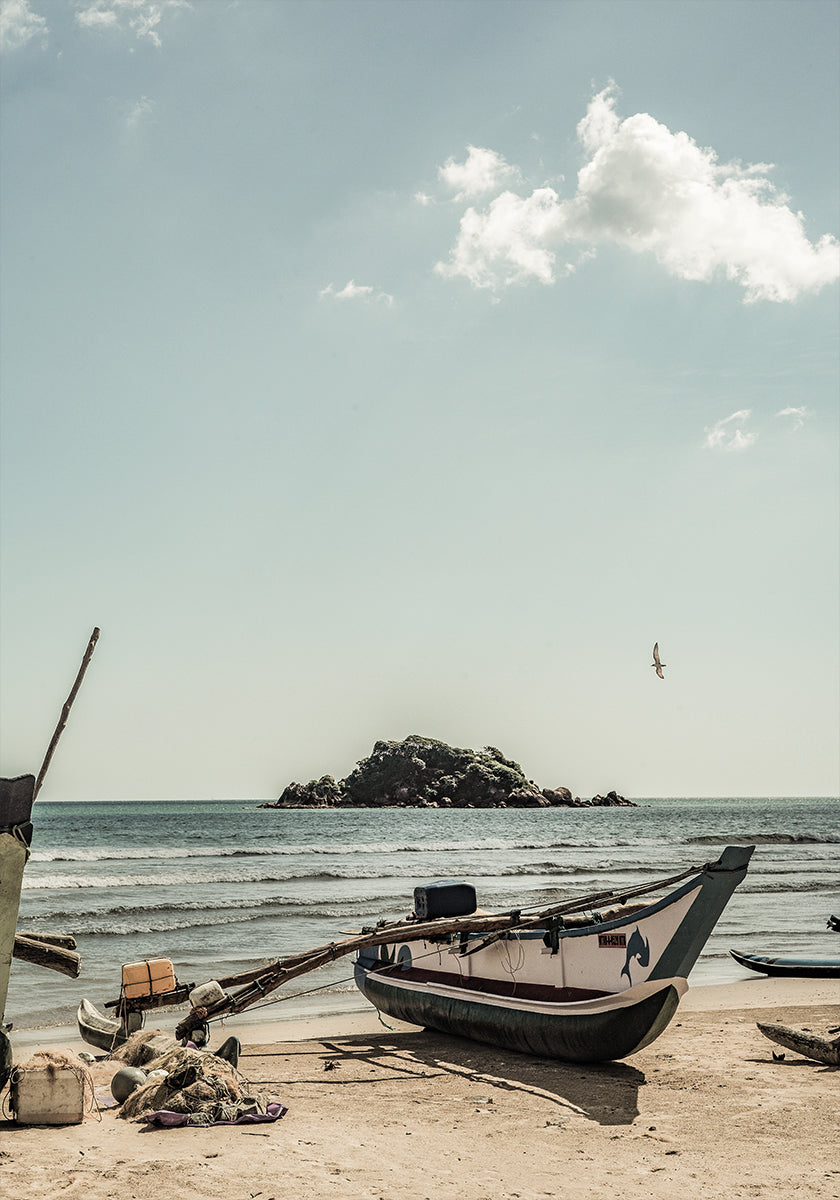 Sérénité en bord de mer Poster