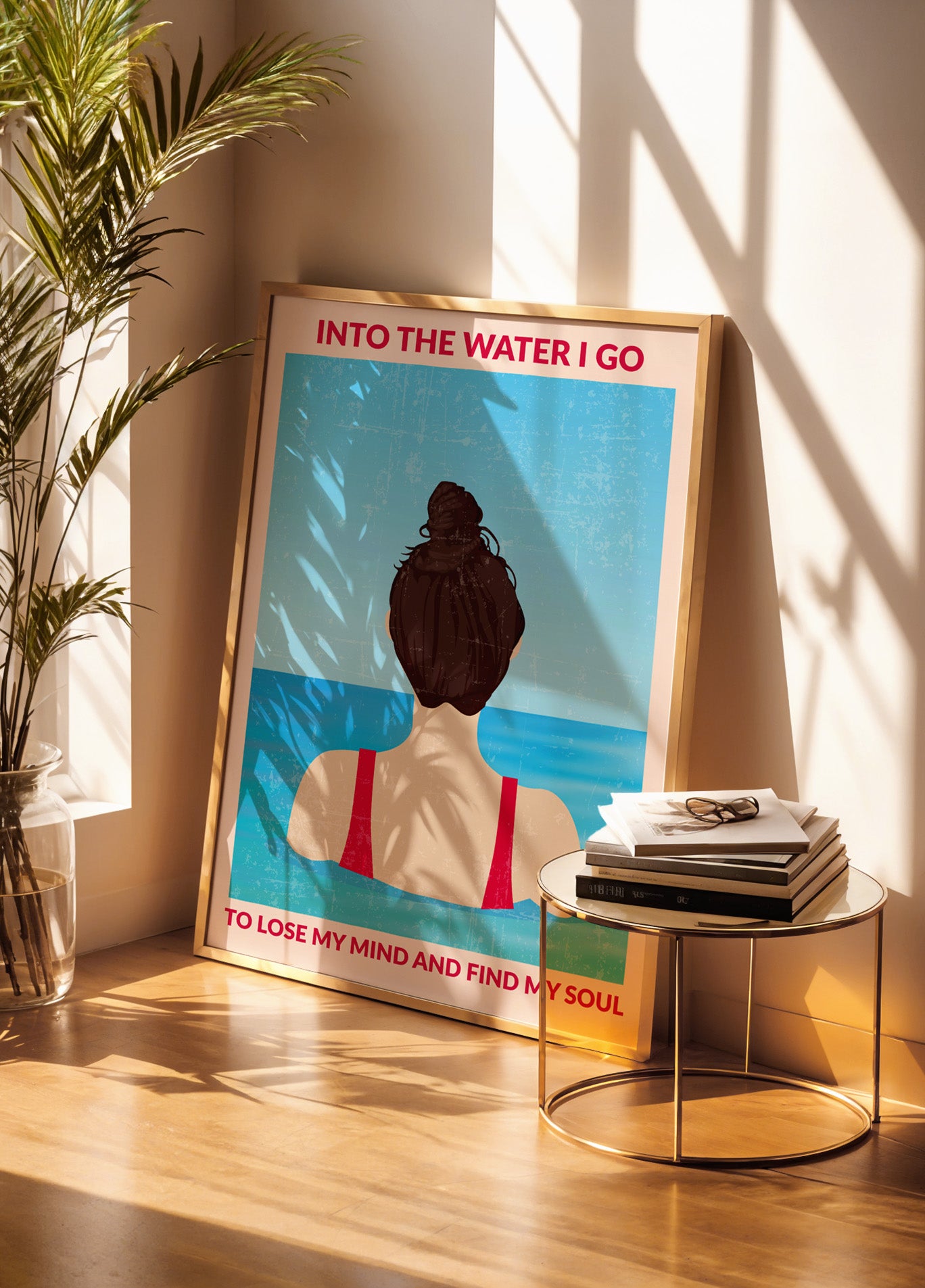 Natation de recherche d'âme