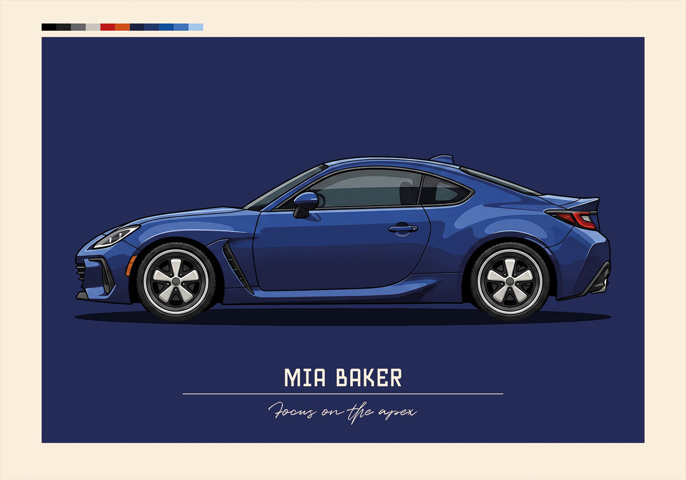 Sport Car Personal 13 Plakat - Posterbox