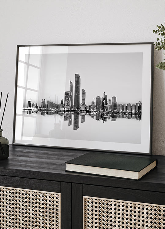 Abu Dhabi Urban Reflection Plakat - Posterbox