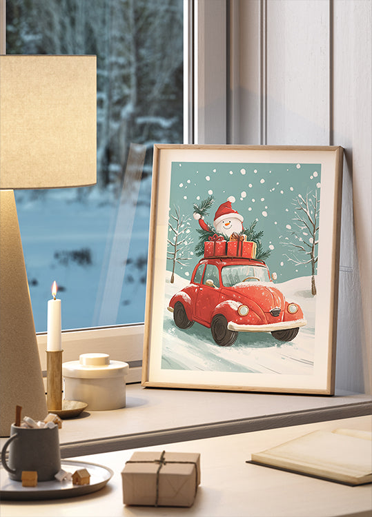 Christmas Road Trip Plakat - Posterbox