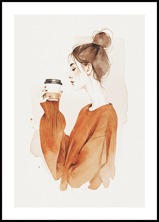 Coffee On the Go Plakat - Posterbox
