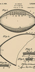 Football Patent 1938 (NEW) - Posterbox