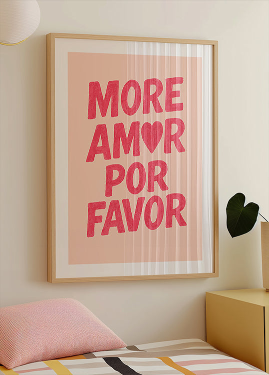 Love, Please More Plakat - Posterbox