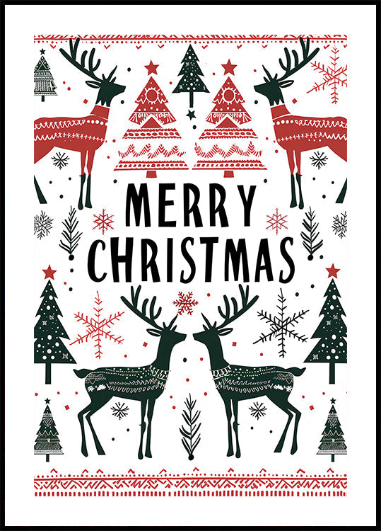 Merry Christmas No 2 Plakat - Posterbox