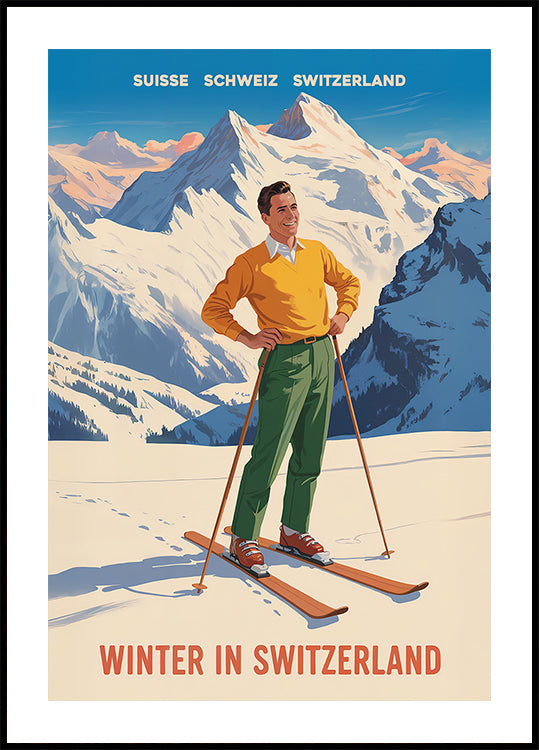Swiss Alpine Bliss Plakat - Posterbox