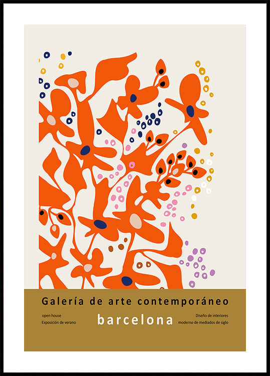 Contemporary art gallery Barcelona design and interior (NEW) - Posterbox