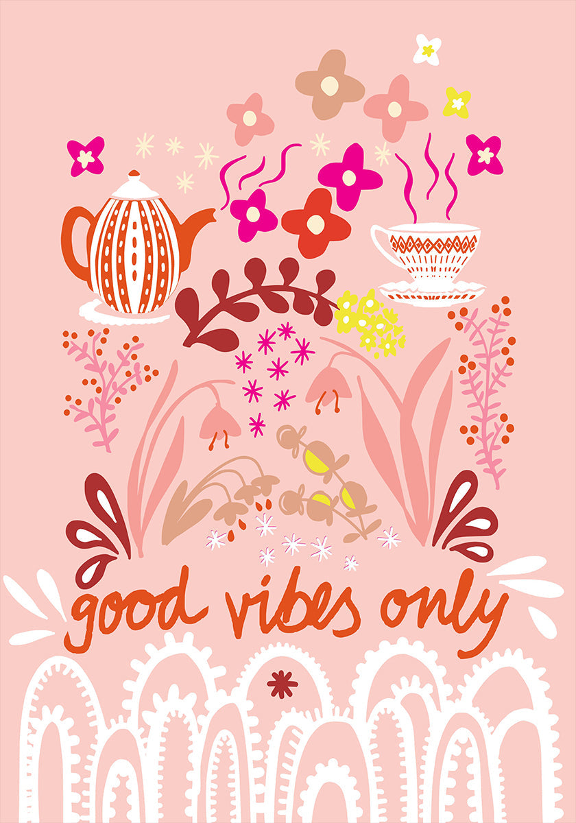 Good vibes only Plakat - Posterbox