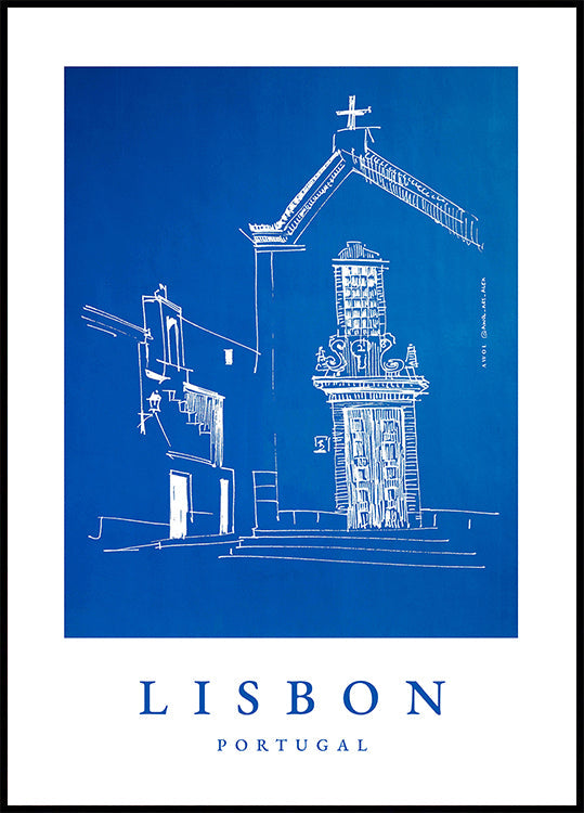Portugal Blues: Lisbon Plakat - Posterbox