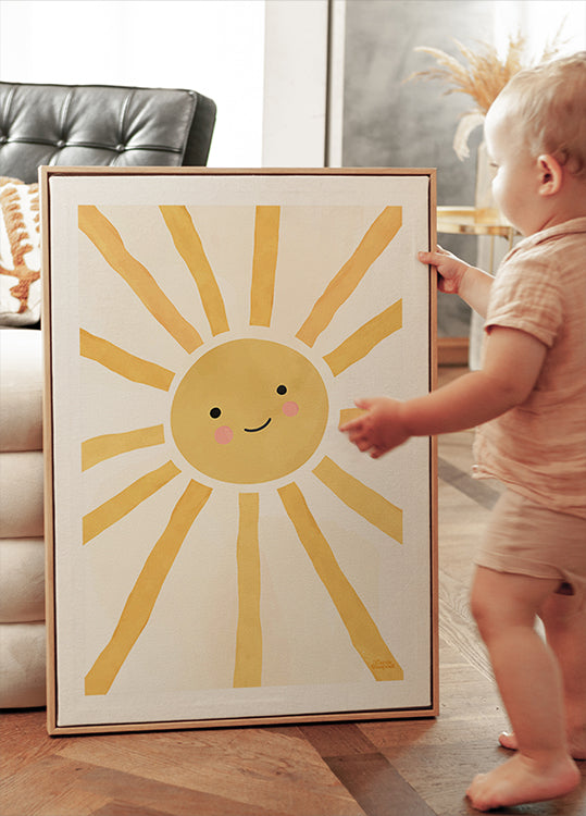 Happy Cheerful Sunshine Plakat - Posterbox