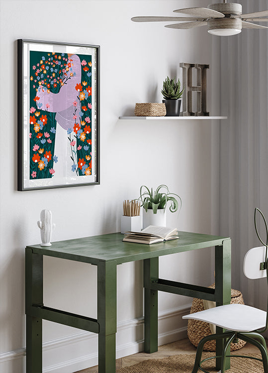 Wildflower Garden Plakat - Posterbox