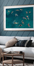 Blue water swim Plakat - Posterbox