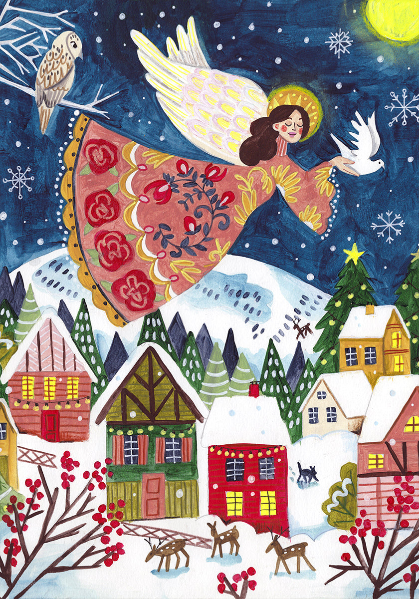 Angel of Peace Portrait Plakat - Posterbox