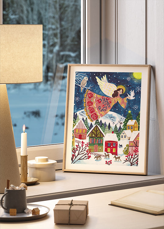 Angel of Peace Portrait Plakat - Posterbox