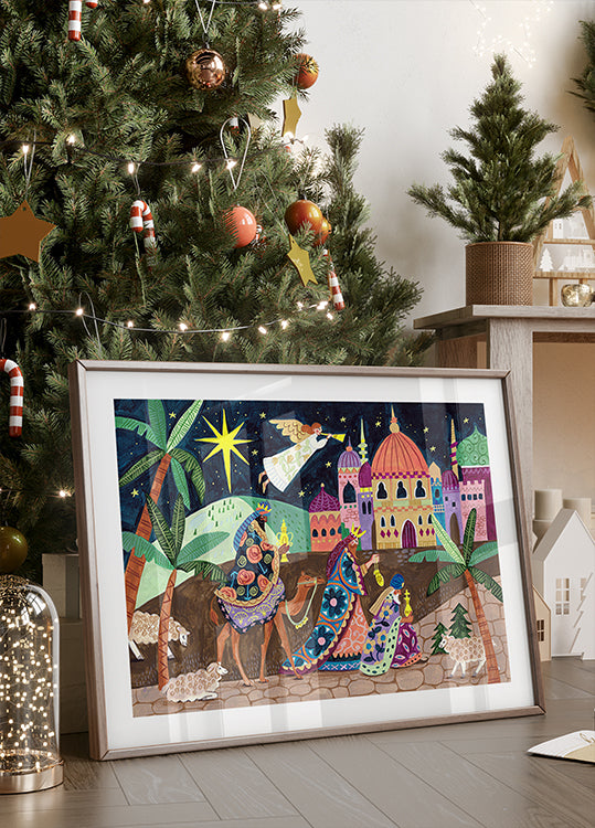 Three Wise Men and an Angel Plakat - Posterbox
