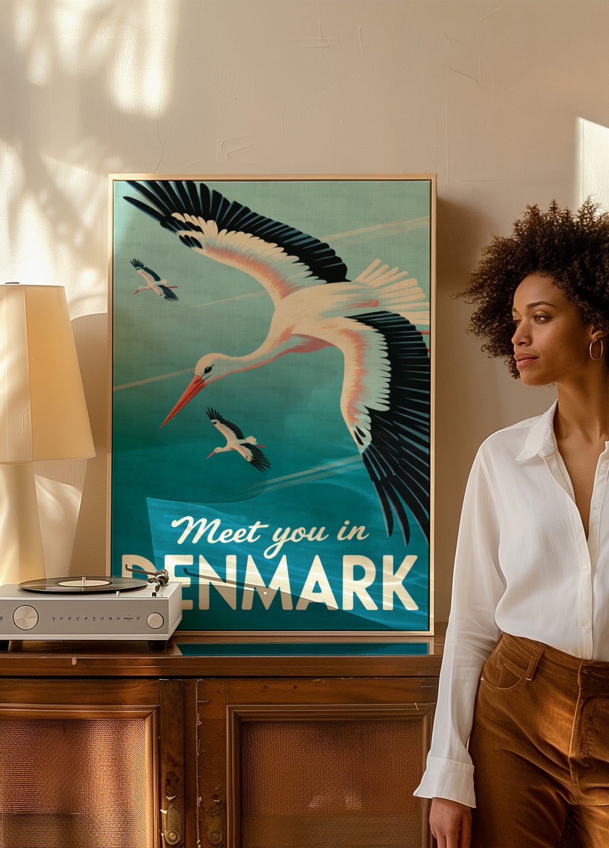 Cigognes volantes Danemark
