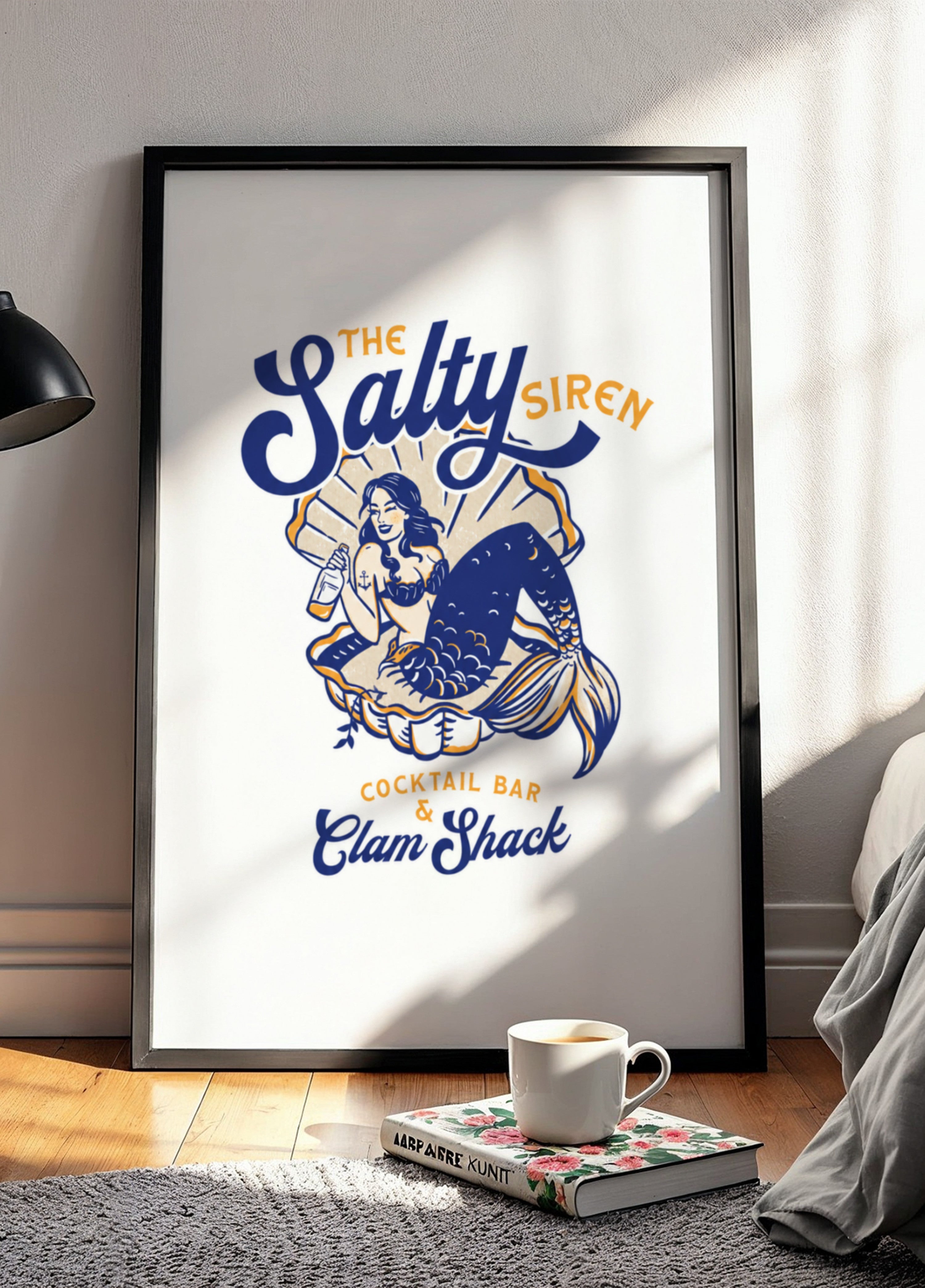 Bar à cocktails Salty Siren et sirène Clam Shack