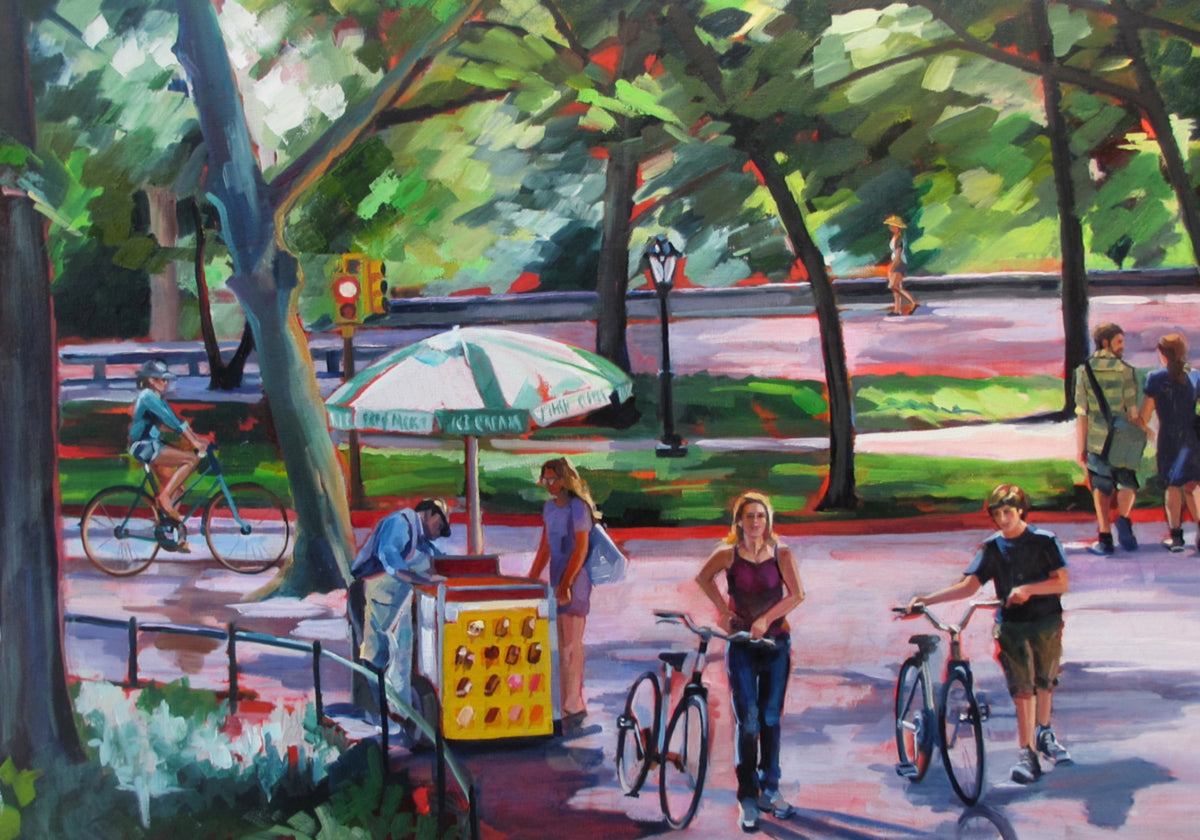 Journée ensoleillée au parc
