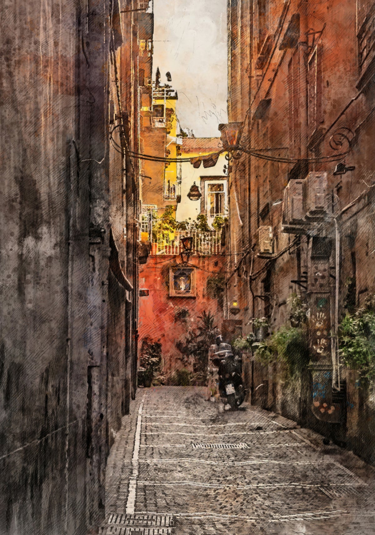Charmante ruelle de la vieille ville