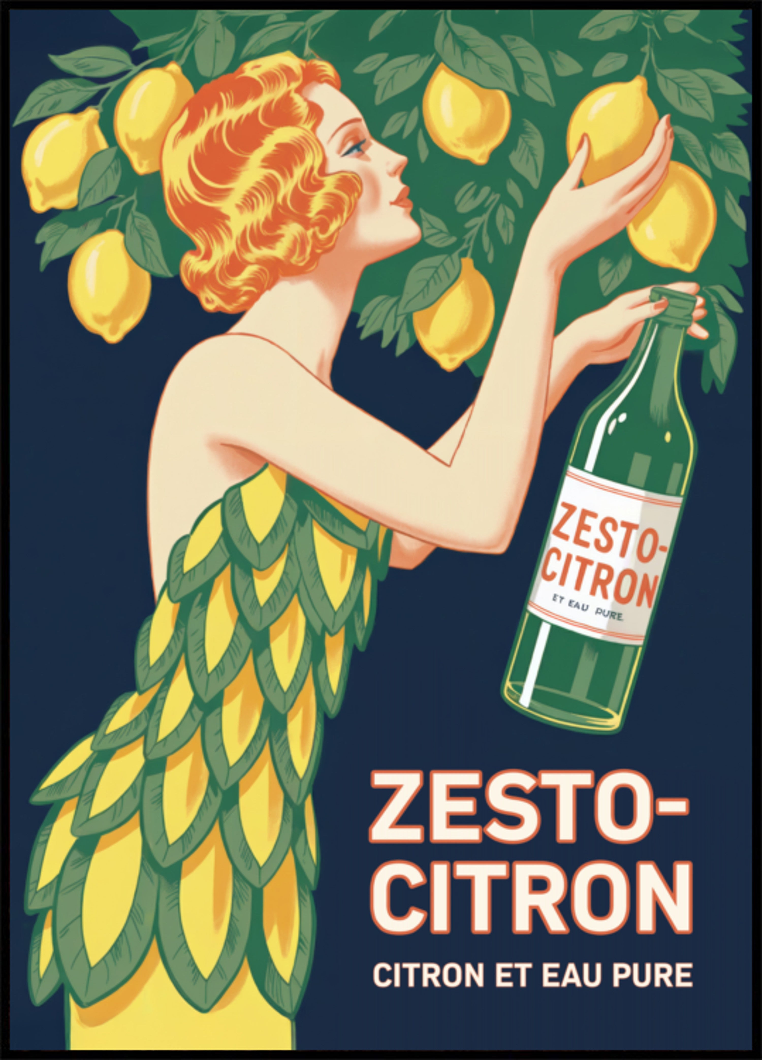 Dame Citron Art Déco