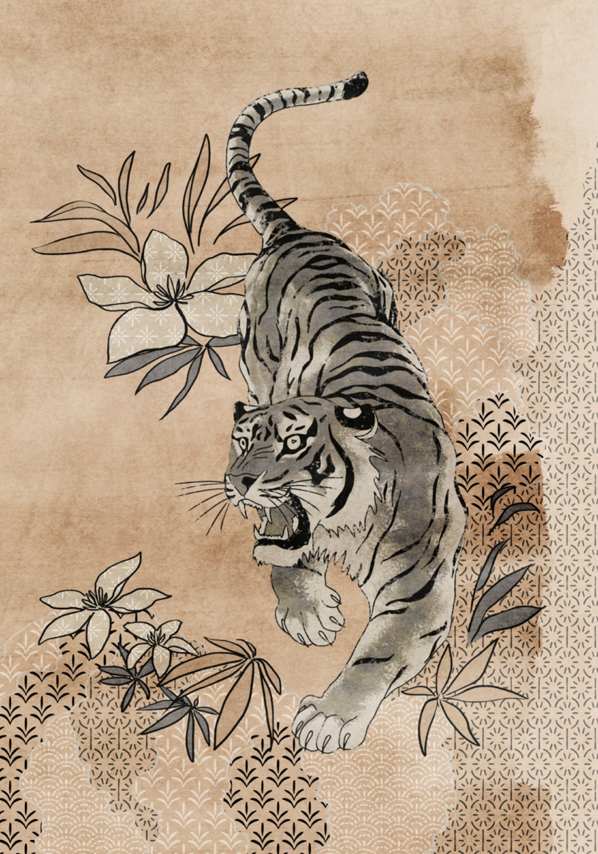 Tigre Sumi féroce